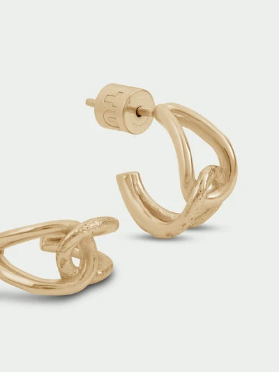Tutti & Co Alder Earrings in Gold