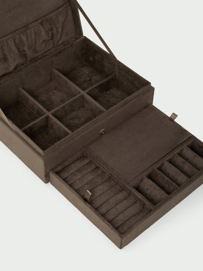 Tutti & Co Ritual Large Suede Jewellery Box