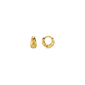 Orelia Tiny Tapered Hoop Earrings