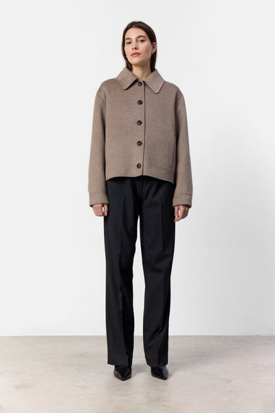 Levete Room Owa Jacket in Taupe Gray