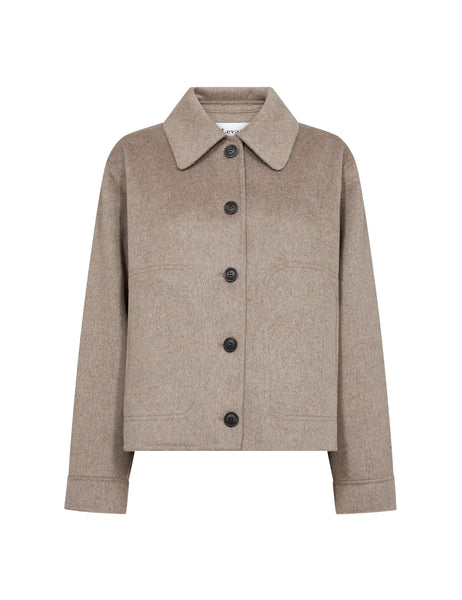 Levete Room Owa Jacket in Taupe Gray