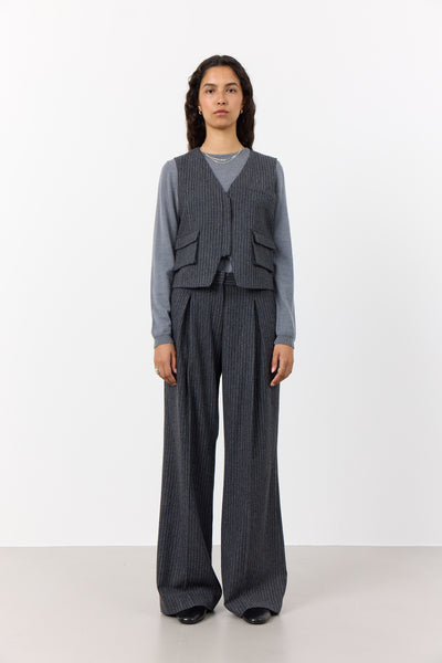 Levete Room Iris Waistcoat in Dark Grey