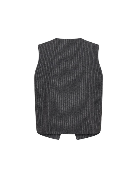 Levete Room Iris Waistcoat in Dark Grey