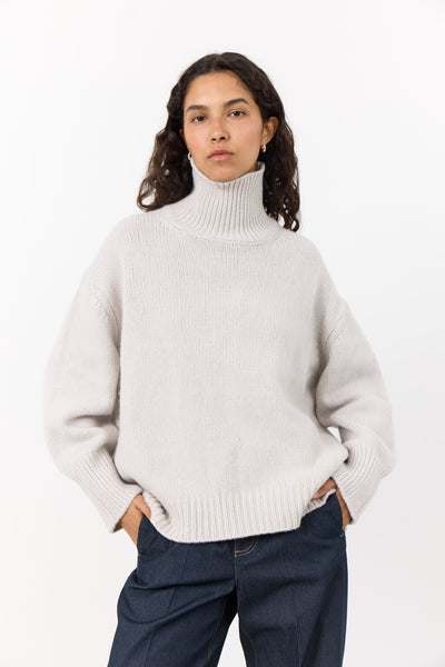 Levete Room Perle Pullover in Silver Lining