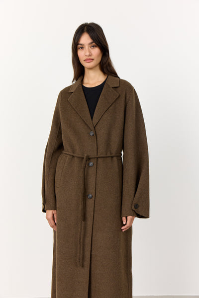 Levete Room Owa 33 Jacket in Coffee Melang