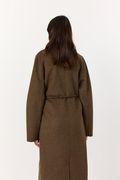 Levete Room Owa 33 Jacket in Coffee Melang