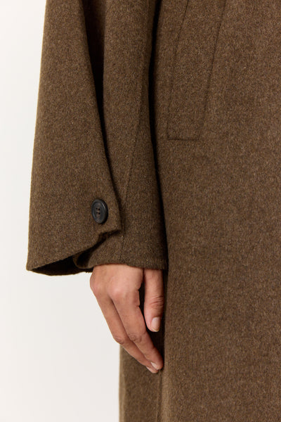 Levete Room Owa 33 Jacket in Coffee Melang