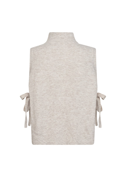 Soya Concept Orlean 16 Waistcoat in Light Sand Melange 33869