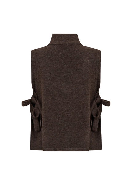 Soya Concept Orlean 16 Waistcoat in Chocolate Plum 33869