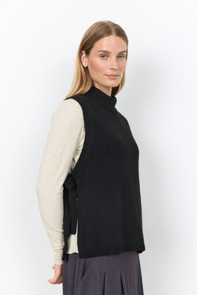 Soya Concept Orlean 16 Waistcoat in Black 33869