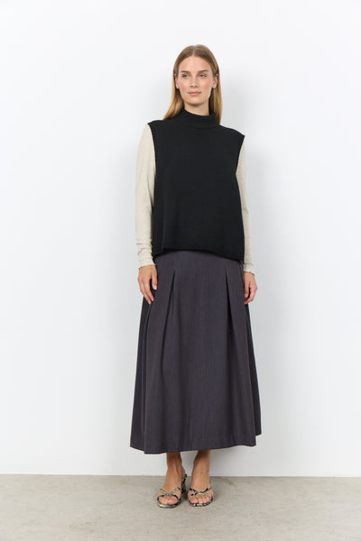 Soya Concept Orlean 16 Waistcoat in Black 33869