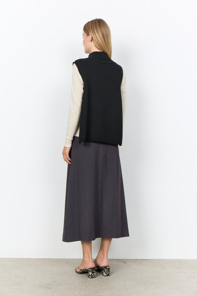 Soya Concept Orlean 16 Waistcoat in Black 33869
