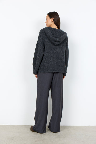 Soya Concept Herla 4 Cardigan in Dark Earth Melange 33877