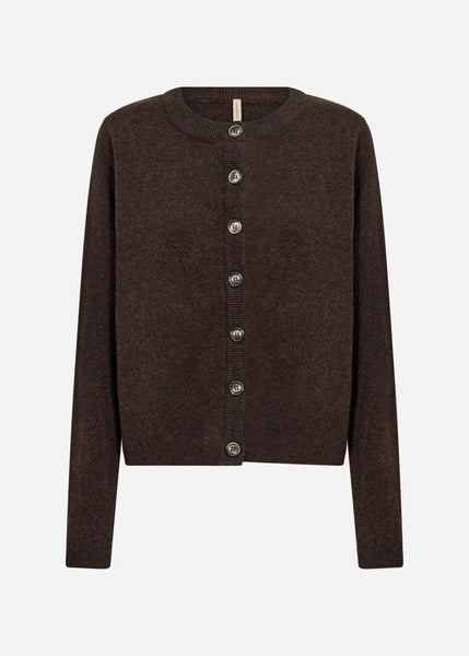 Soya Concept Orlean 2 Cardigan in chocolate Brown