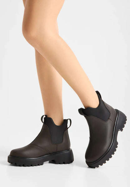 Woden Isabella Waterproof Boot in Chocolate