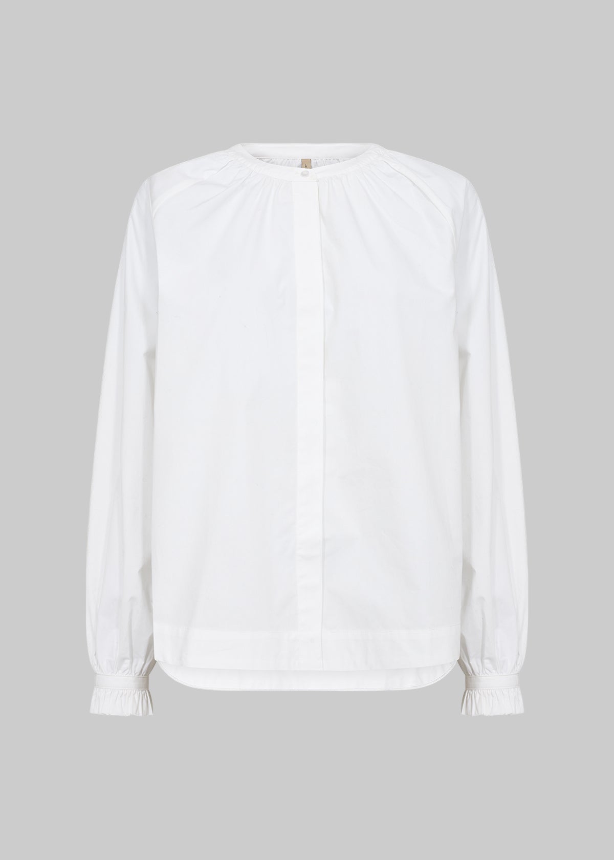 Soya Concept Rachelle 8 Shirt in White 41384 White blouse on a white background