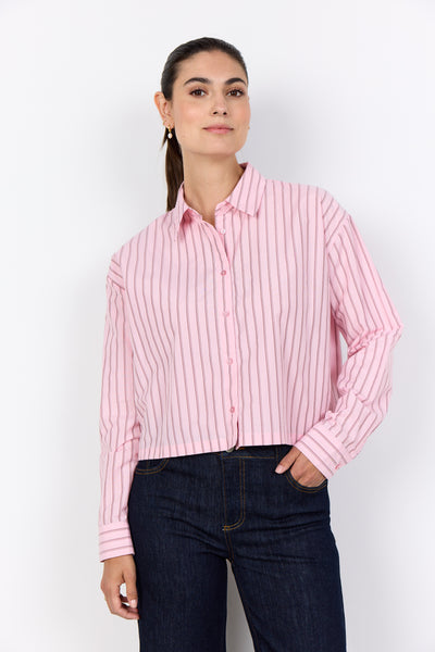Soya Concept Bardot Shirt in Rose 41553