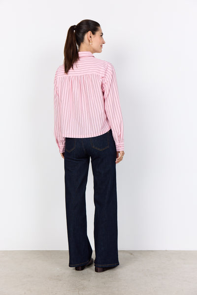 Soya Concept Bardot Shirt in Rose 41553
