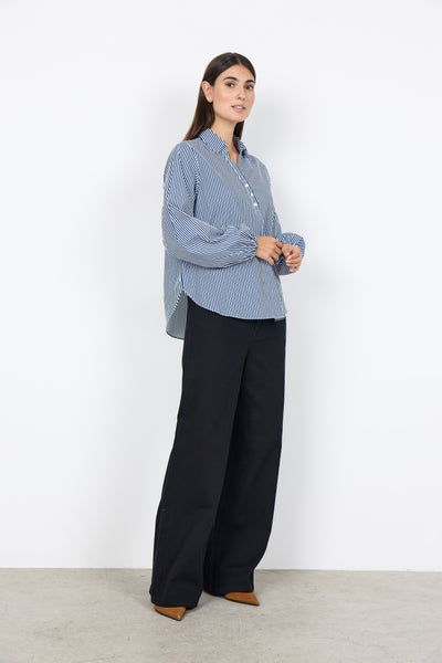 Soya Concept Belinda Shirt in Navy 41556