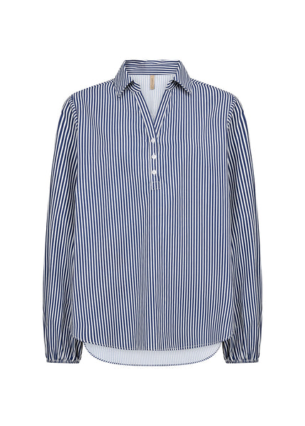 Soya Concept Belinda Shirt in Navy 41556