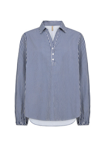 Soya Concept Belinda Shirt in Navy 41556