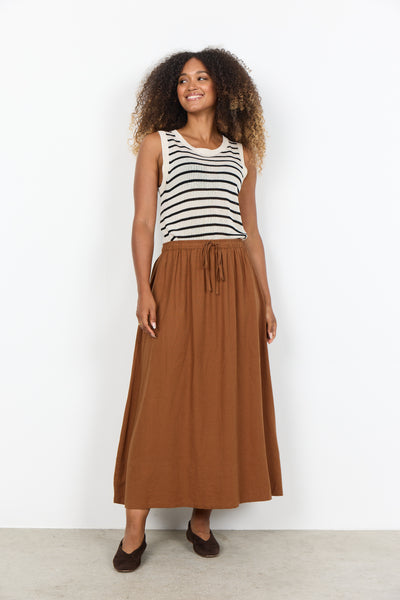 Soya Concept Ina 72 Skirt in Toffee