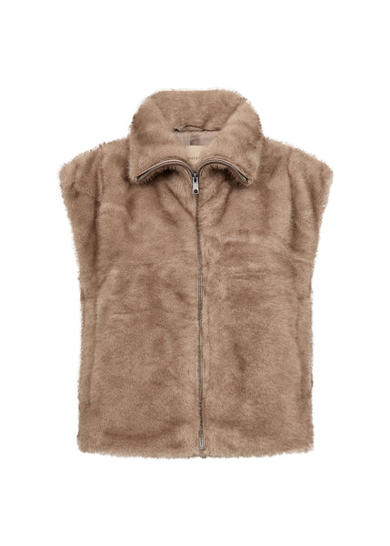 Soya Concept Haye 1 Waistcoat in Camel 41933