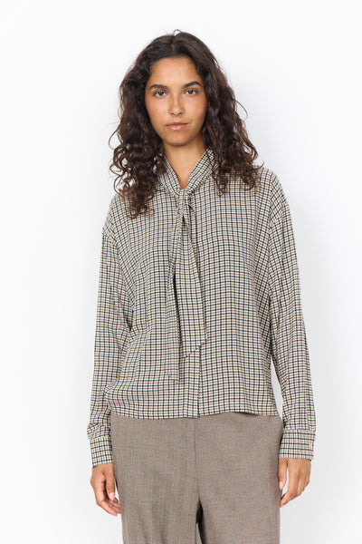 Soya Concept Halia 2-AOP Shirt in Tempest Combi 41983