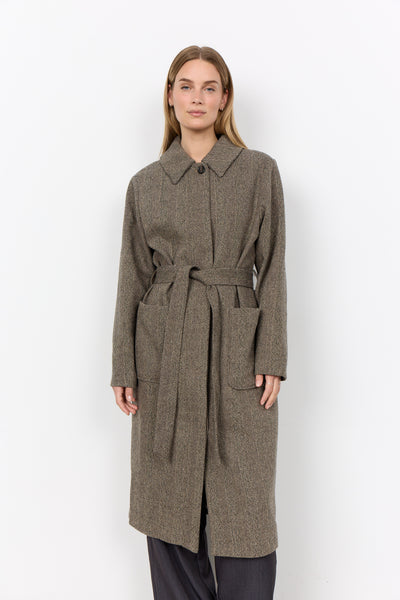 Soya Concept Hannemai YD 2 Jacket in Camel Combi 41998