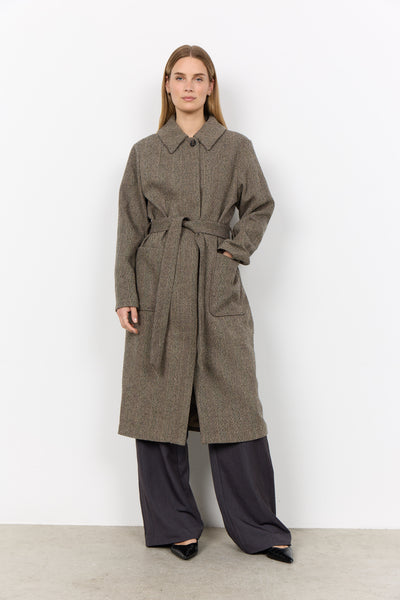 Soya Concept Hannemai YD 2 Jacket in Camel Combi 41998