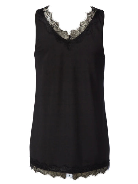 Rosemunde Billie Cami Top in Black 4220