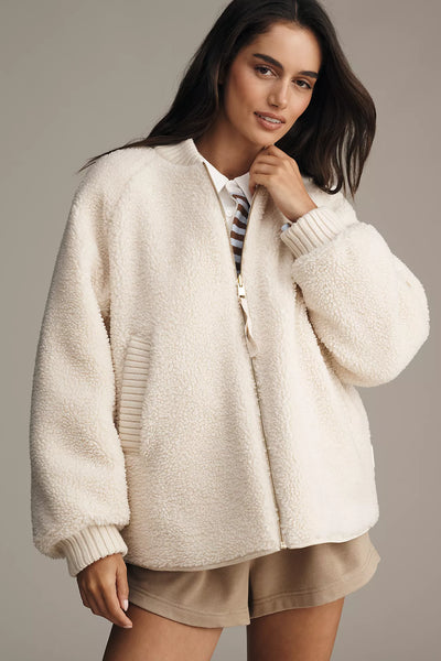 Varley Serina Reversible Quilt Jacket in Sandshell