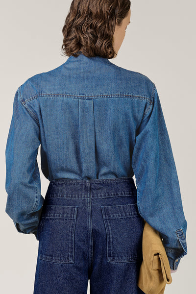 vivere Elif Shirt in Denim