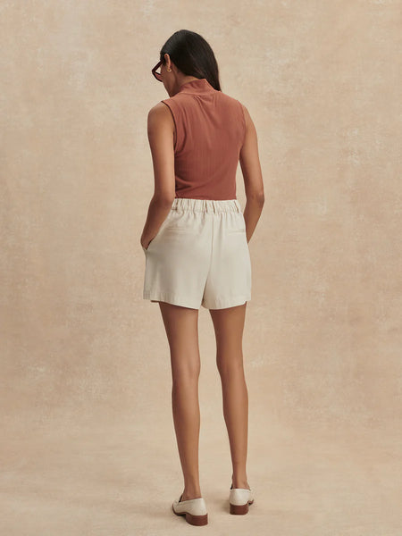 Varley Tansy Woven Short in Ivory