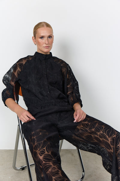 Soya Concept Jamina 1 Shirt in Black 500015