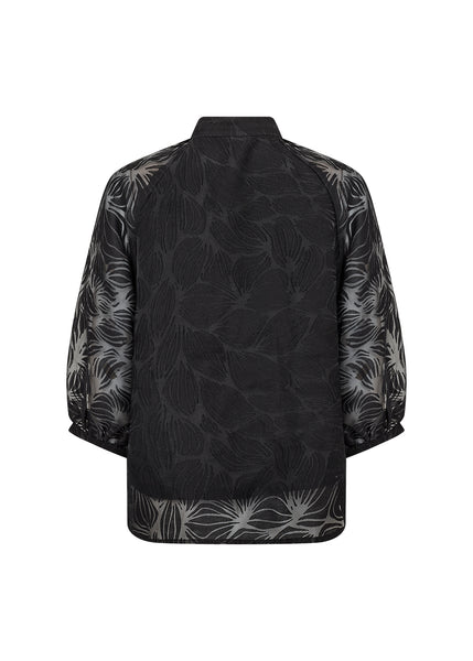 Soya Concept Jamina 1 Shirt in Black 500015