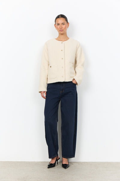 Soya Concept Shaima 12 Jacket in Cream 500246