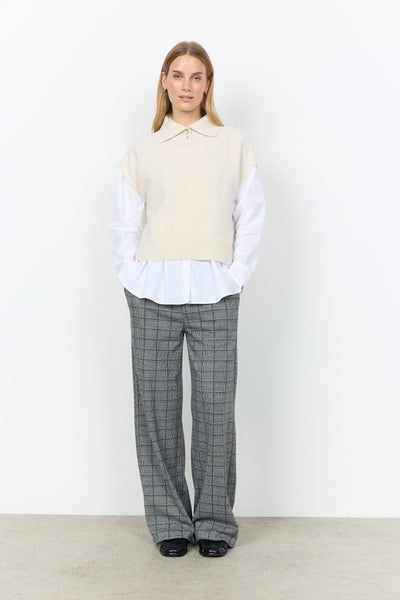 Soya Concept Joya 2 Waistcoat in Sand 500304