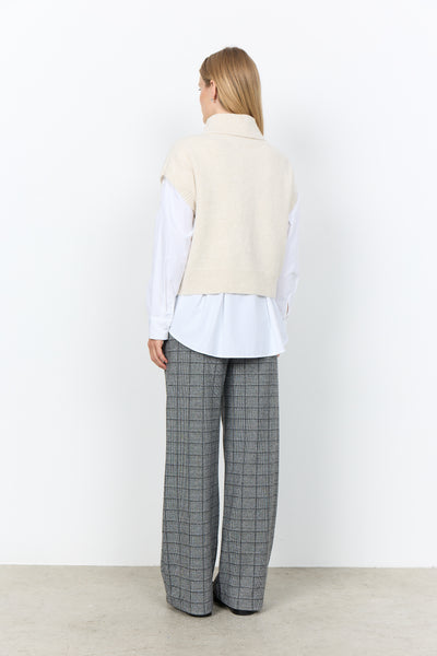 Soya Concept Joya 2 Waistcoat in Sand 500304