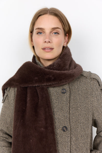 Soya Concept Vendla 2 Scarf in Chocolate Plum 51443