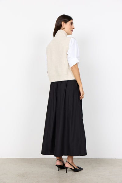 Soya Concept Gith 1 Waistcoat in Cream Melange 51516