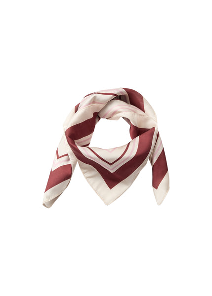 Soya Concept Hanifa AOP 1 Scarf in Madder Brown 51549