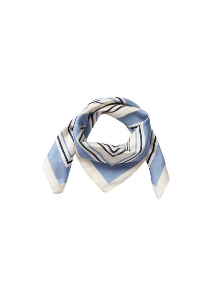 Soya Concept Hanifa AOP 1 Scarf in Navy Combi 51549