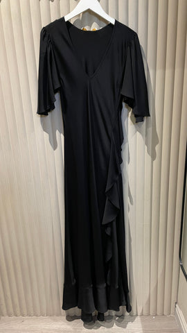 Silk95five Arizona Silk Dress in Black