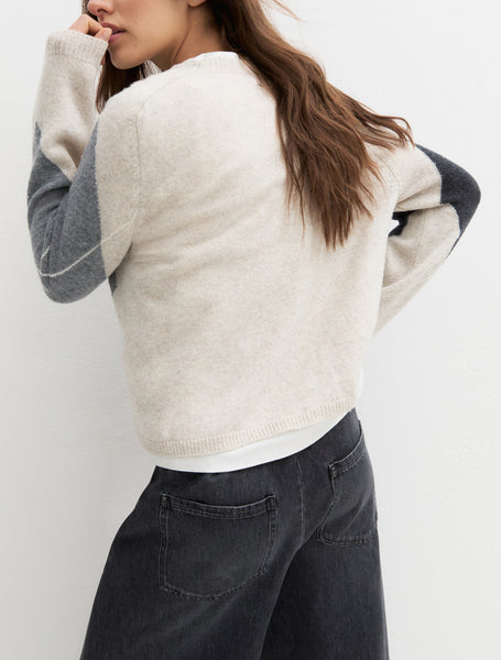 Emme Capo Jumper in Beige Argail