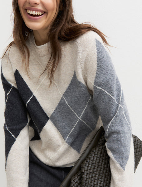 Emme Capo Jumper in Beige Argail