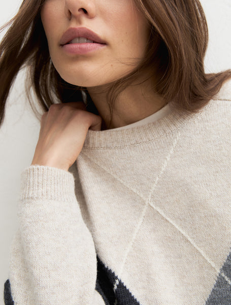 Emme Capo Jumper in Beige Argail