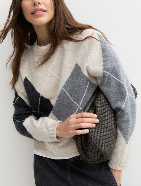 Emme Capo Jumper in Beige Argail