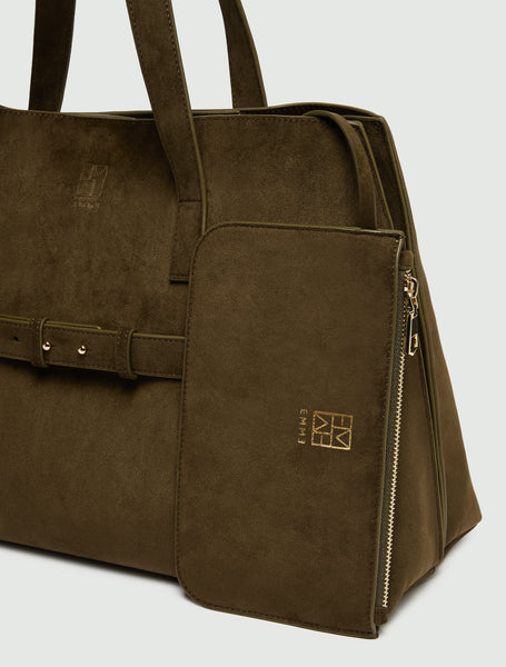 Emme Sandalo Bag in Dark Olive