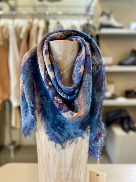 Ombre Scarf Indigo Bandana OM 2650